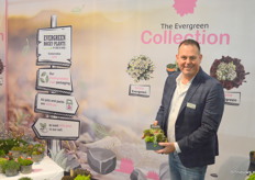 Erik de Boer van Evergreen Rocky Plants, dat (what’s in a name) gespecialiseerd in de teelt van rotsplantjes.